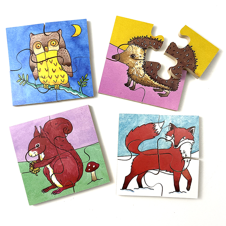 4 in a Box Jigsaw Puzzles Early Years Direct