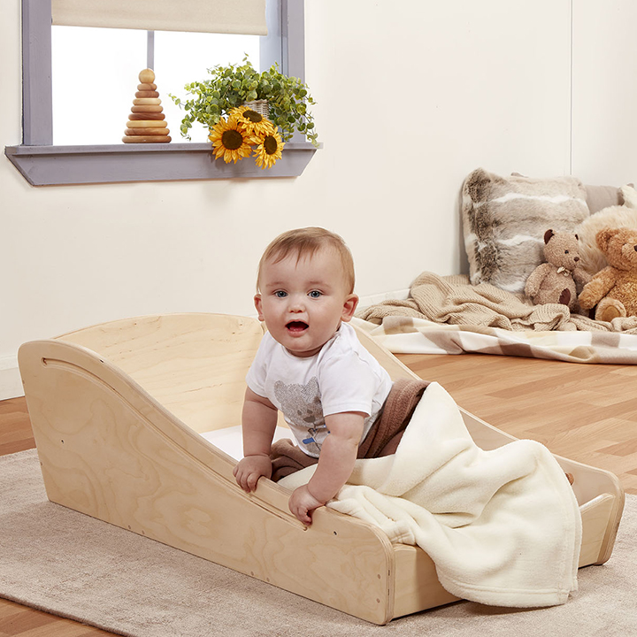 suitable from 6 months - supplied with a mattress