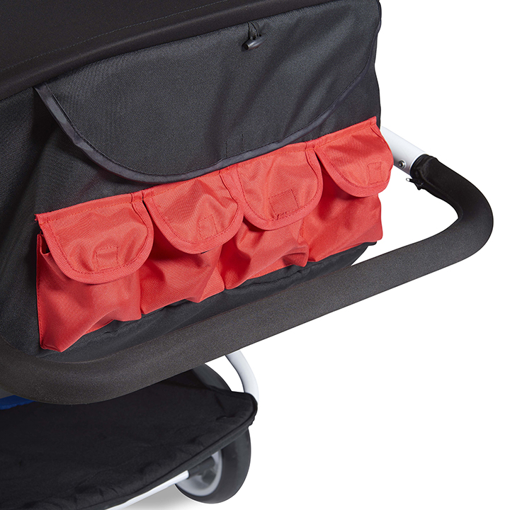 4 separate pockets on buggy