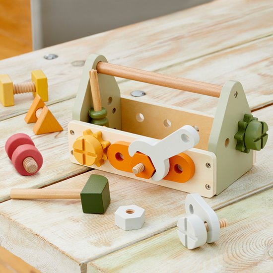 Tools Box Block Block Blocks & construction | Early Years Direct