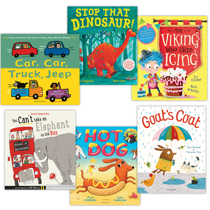 Set of six Rhyming Picture Books