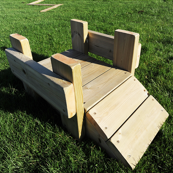 Garden play bridge
