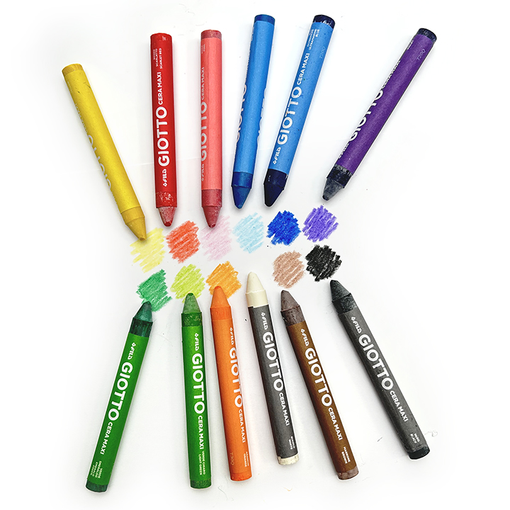 Cera Maxi wax crayon colours