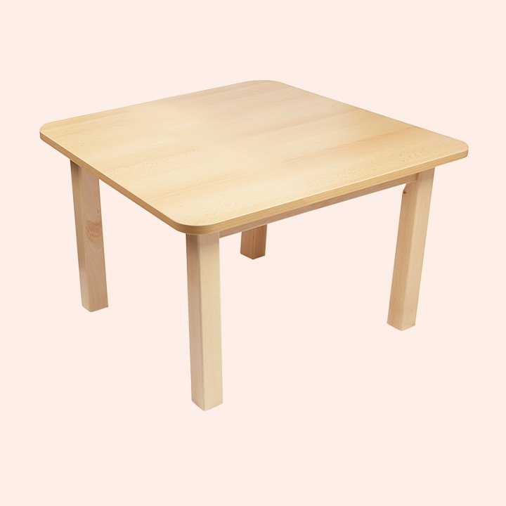 Wood Effect Square Table - Early Years Direct
