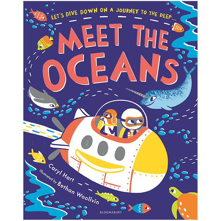 Front cover of Meet the Oceans book