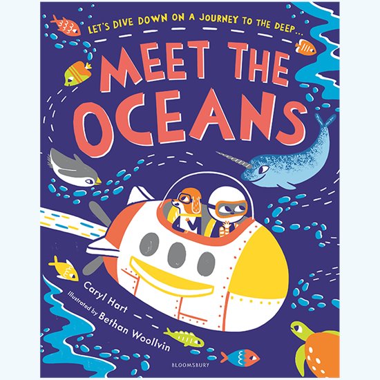 Front cover of Meet the Oceans book