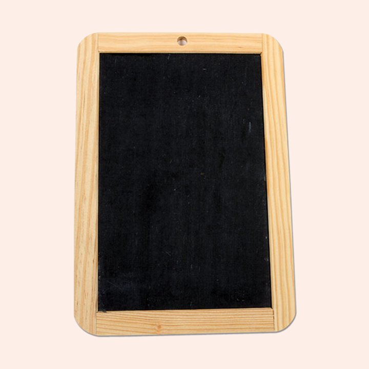 Mini chalk slate with wooden frame