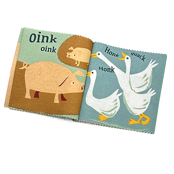 The noise Farmyard Cloth Book
