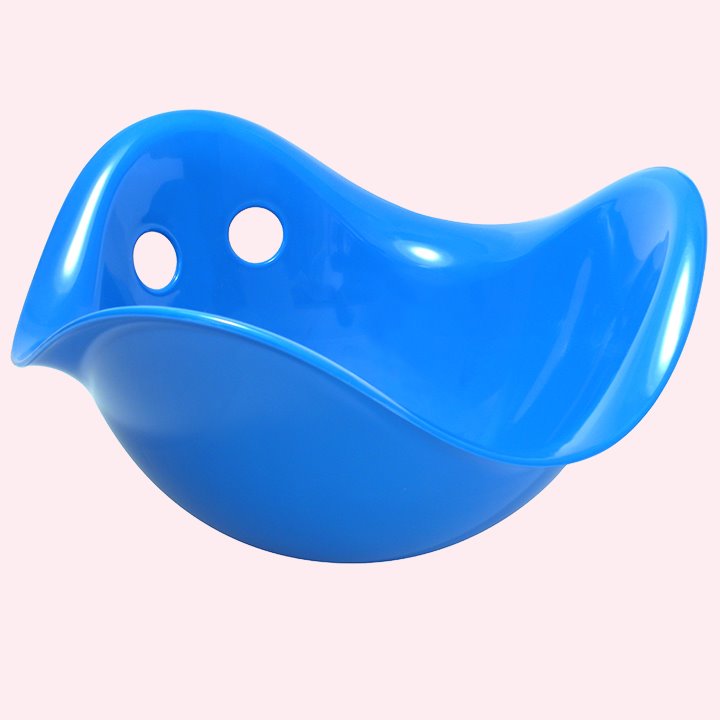 Blue sit in plastic bilibo