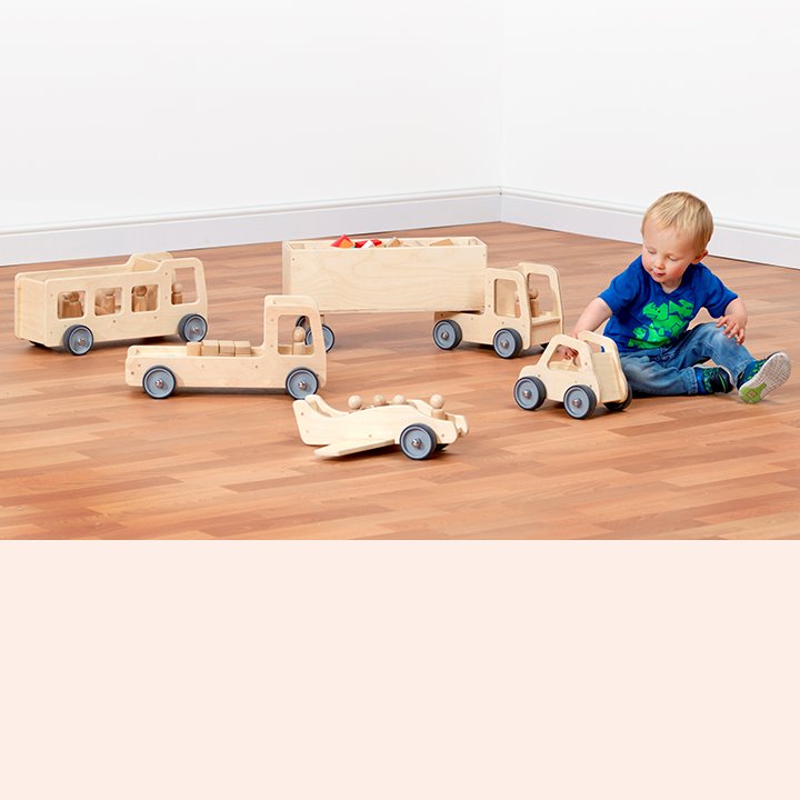 Giant Wooden Vehicles Early Years Direct