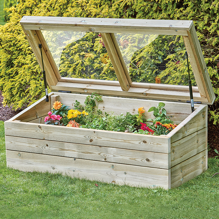 Top-opening miniature green house