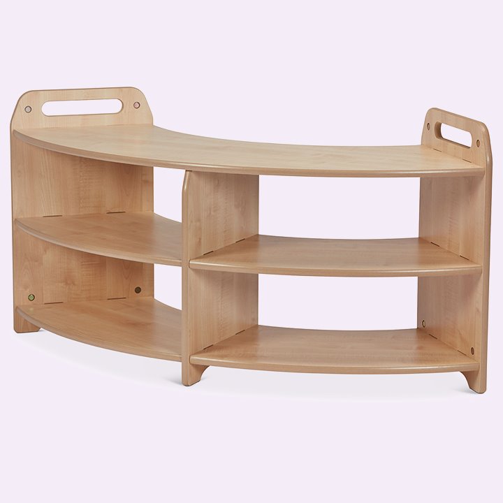 Curved Tall Shelves