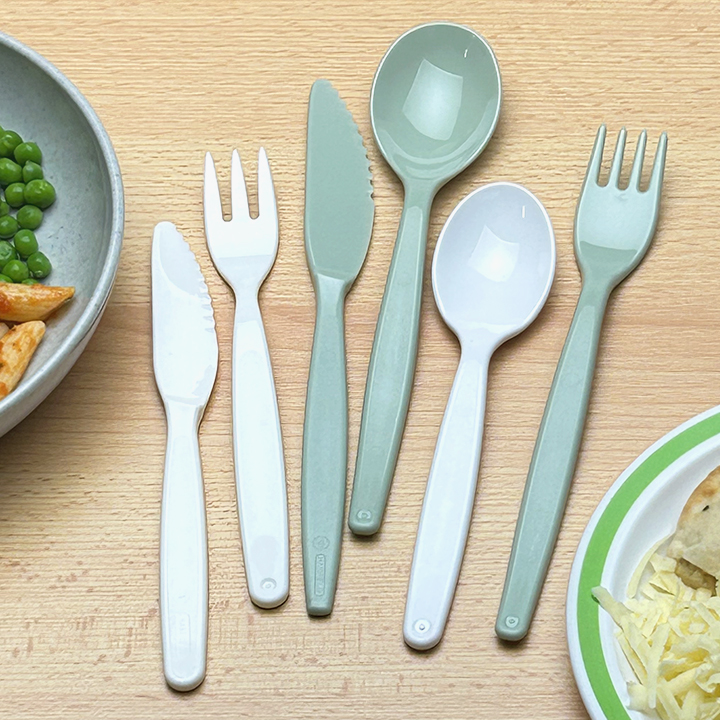 Polycarbonate knives, forks or spoons