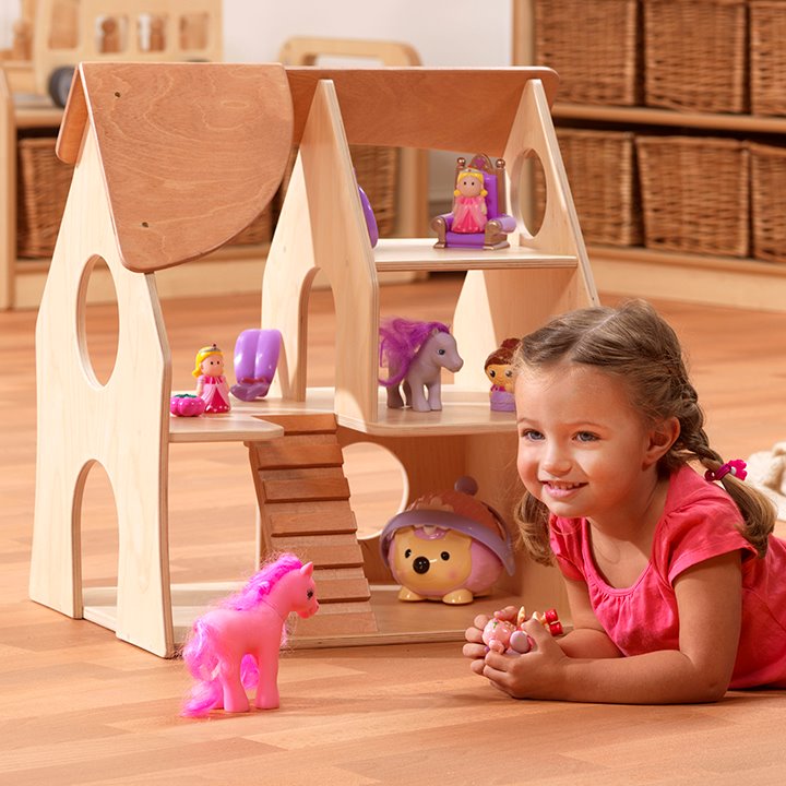 Wooden Dolls House Early Years Direct