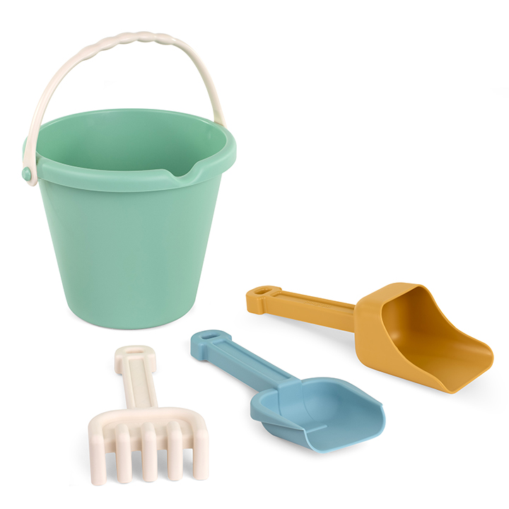 Bucket, rake, shovel, scoop set