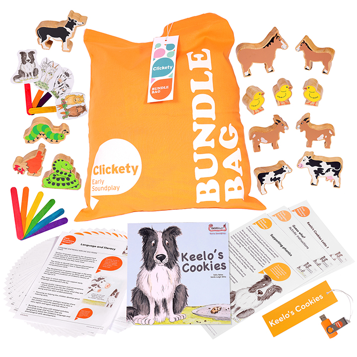 Pack of early literacy learning materials
