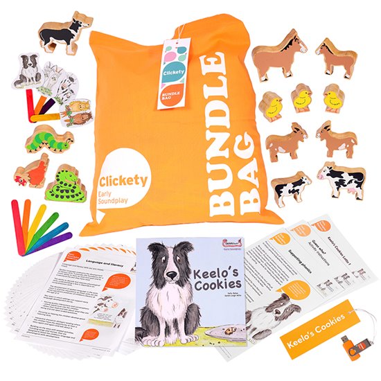 Pack of early literacy learning materials