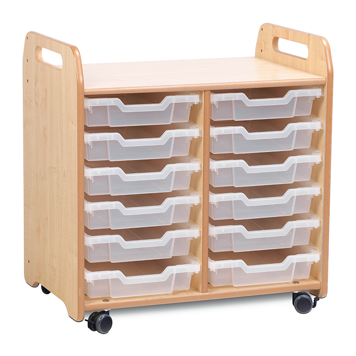 12 shallow tray unit