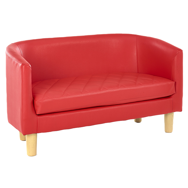 Red sofa