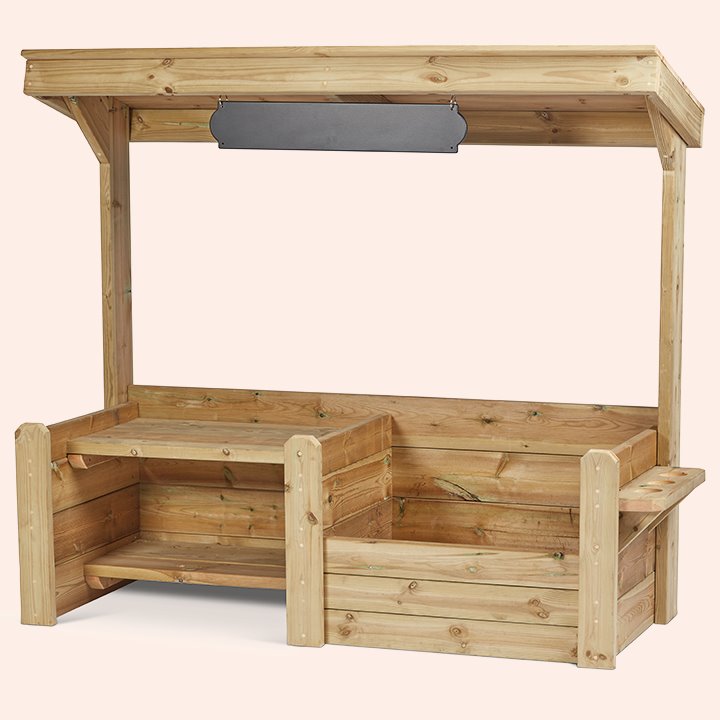 Construction role play bench and storage