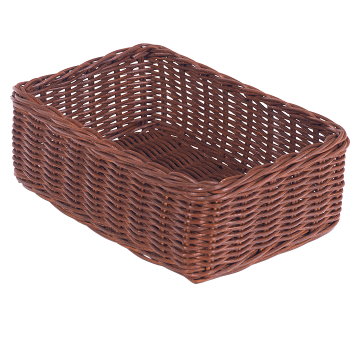 Rattan storage basket