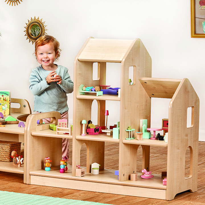 Large double sided small world dolls house