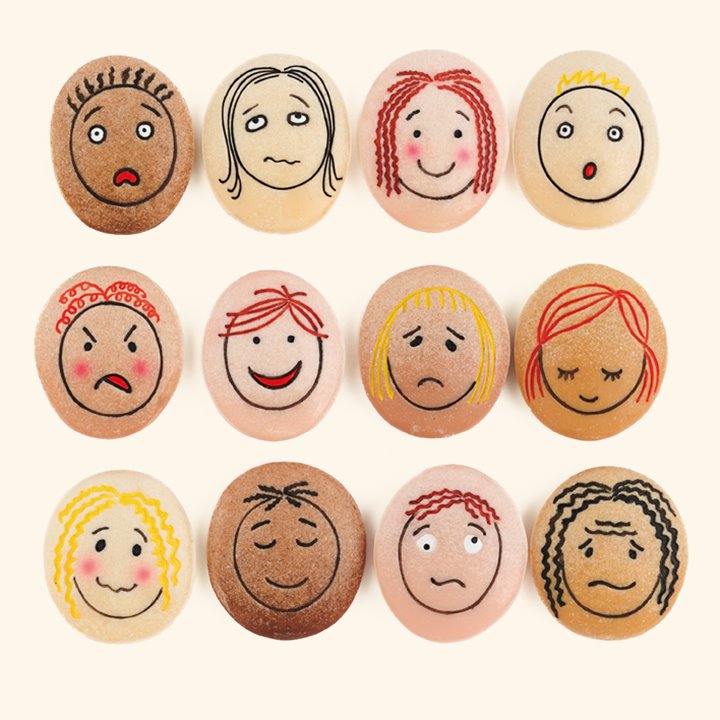Stone Emotion Rocks Emotion Stones - Early Years Direct