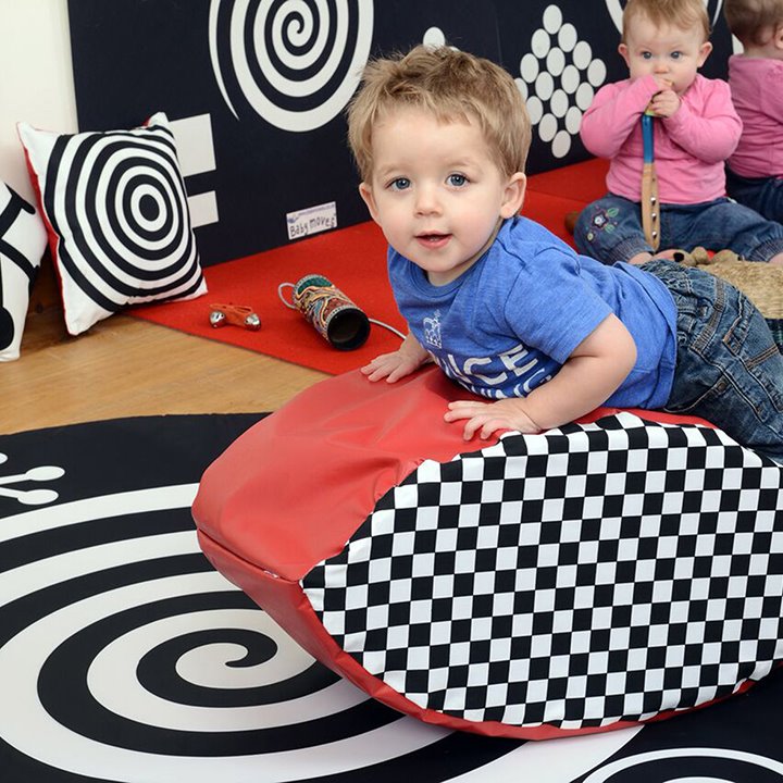 Range of black and white soft play