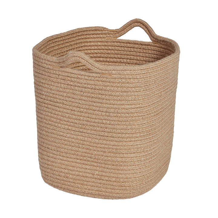 Set of 10 natural rope baskets