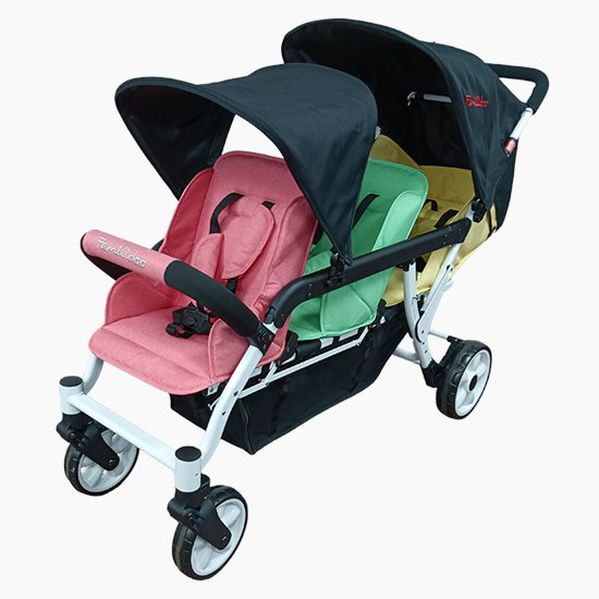 A vibrant 3 seater buggy