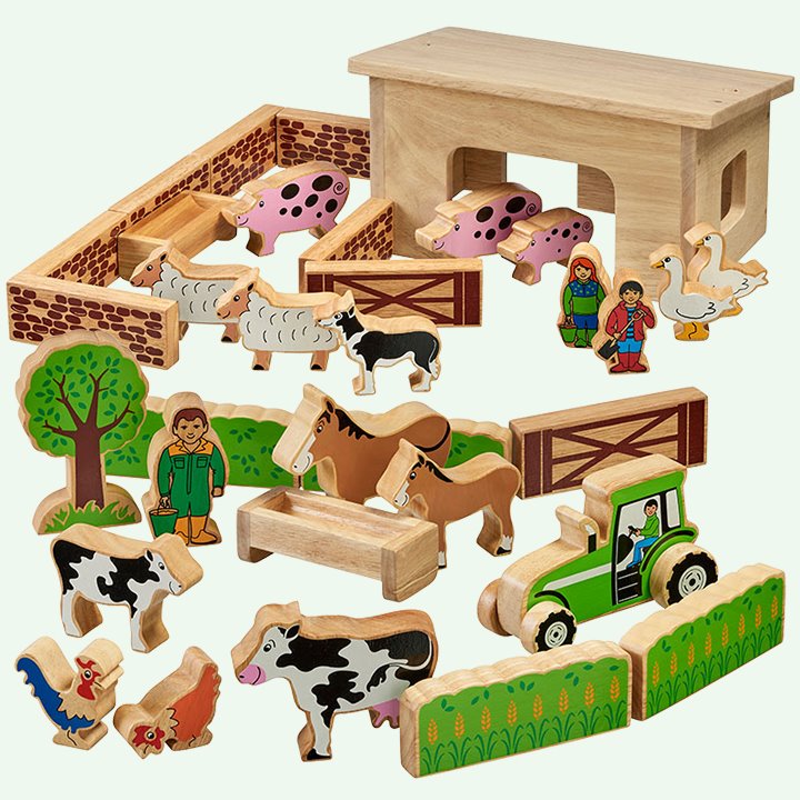 Natural Farm Set Small Early Years Direct