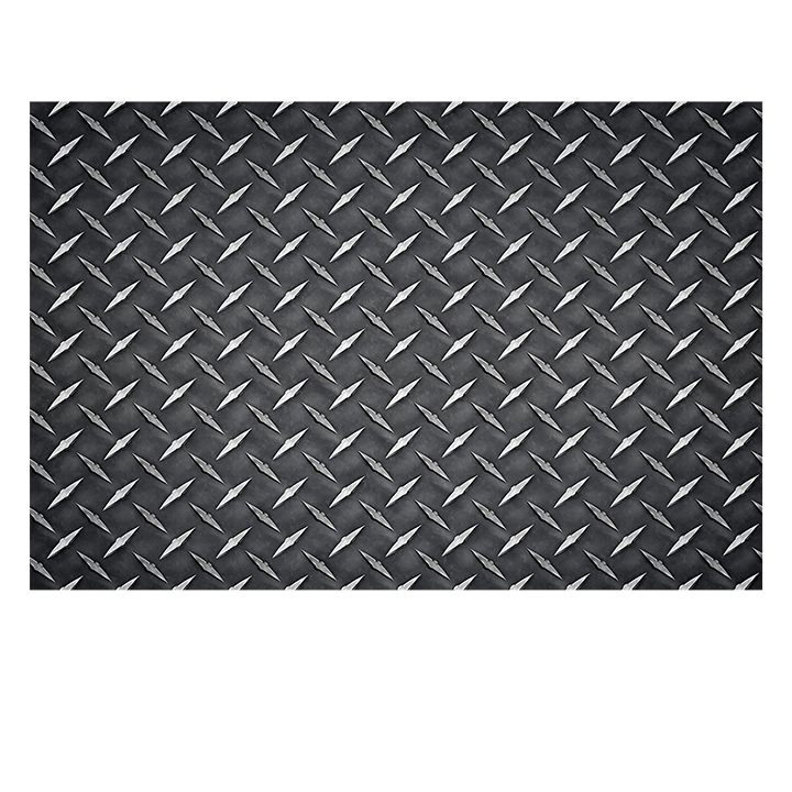 Metal plate pattern mat