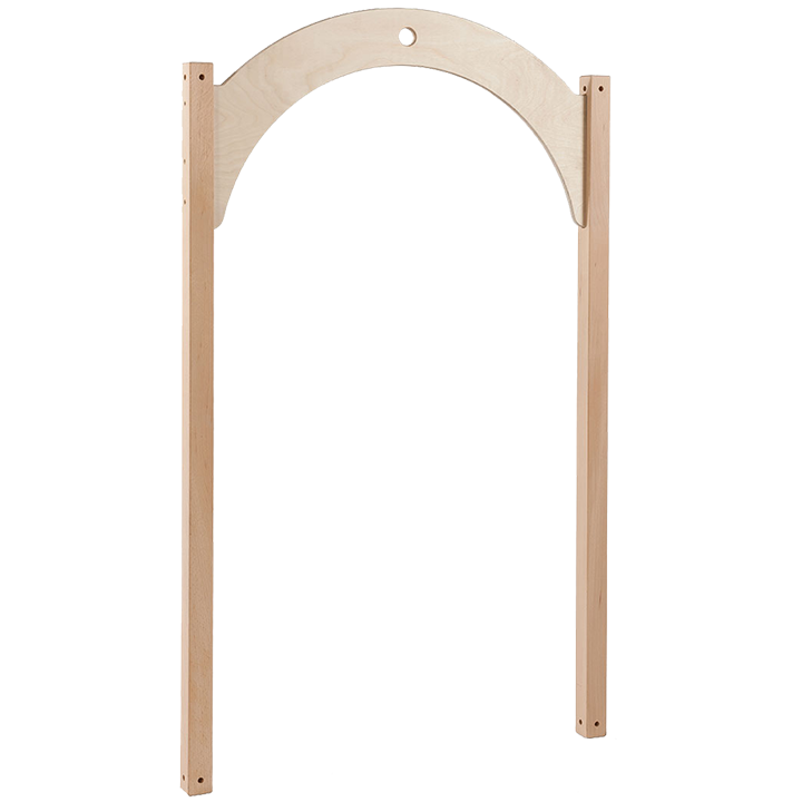 Arched panel to create an entrance