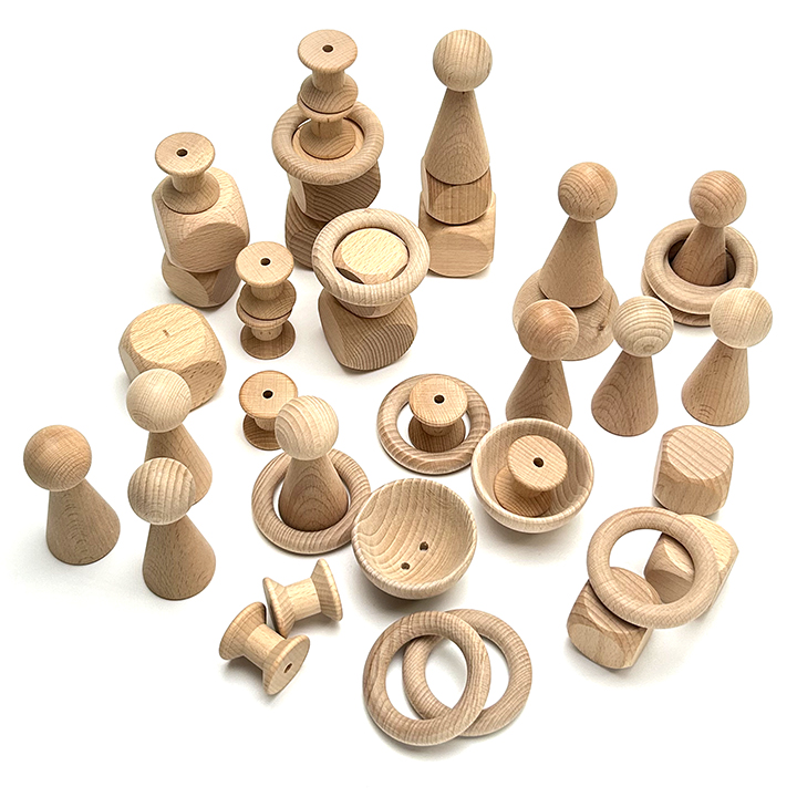 45 piece open-ended play set
