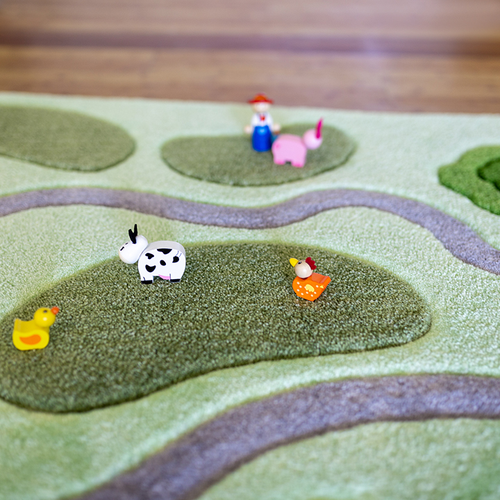 Carpet pile close up