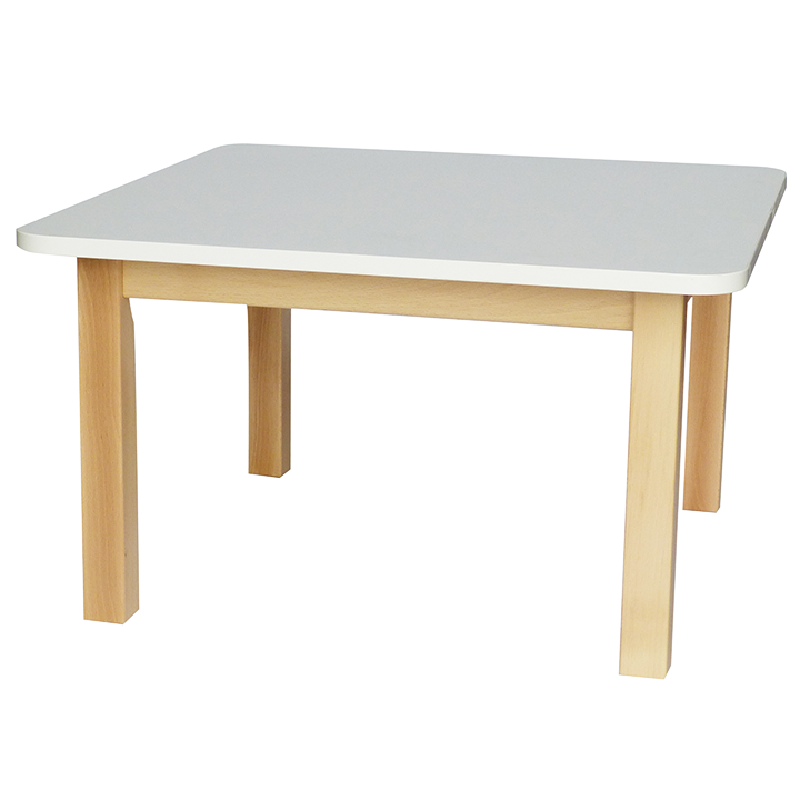 Solid wood legs and hardwearing laminate top