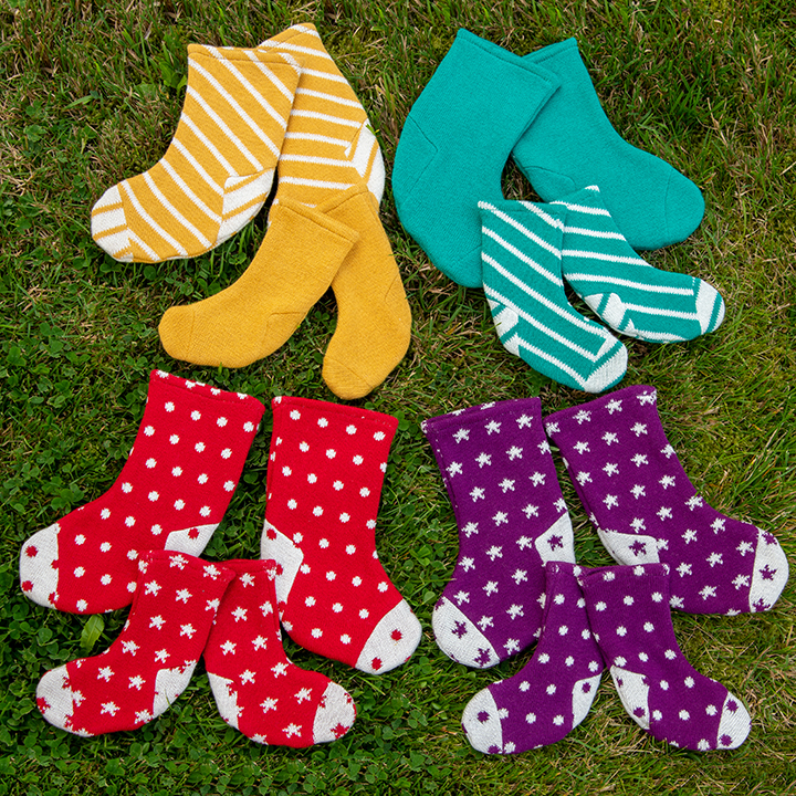 8 pairs of socks for maths games