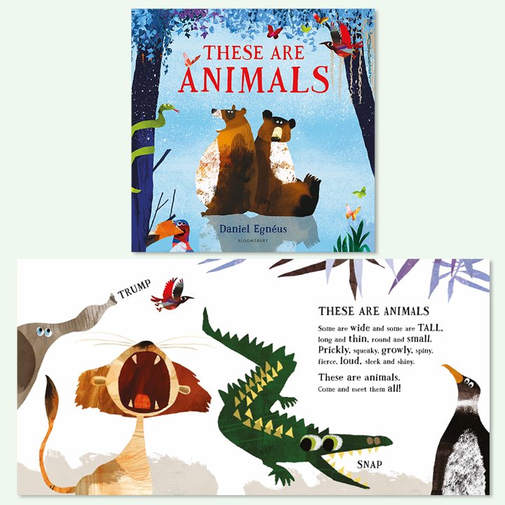 These are animals picture book