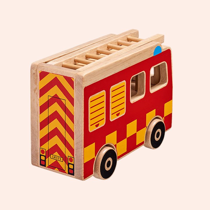 Rubberwood fire engine