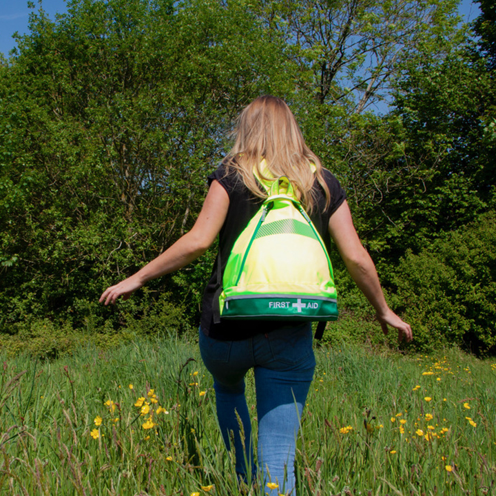 First aid backpack