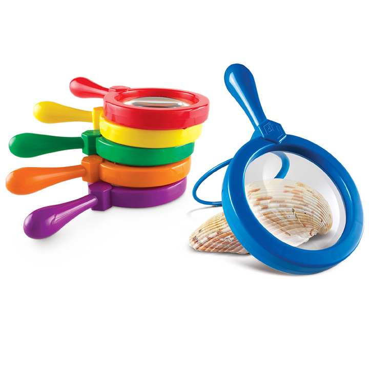 Stack of magnifying glasses