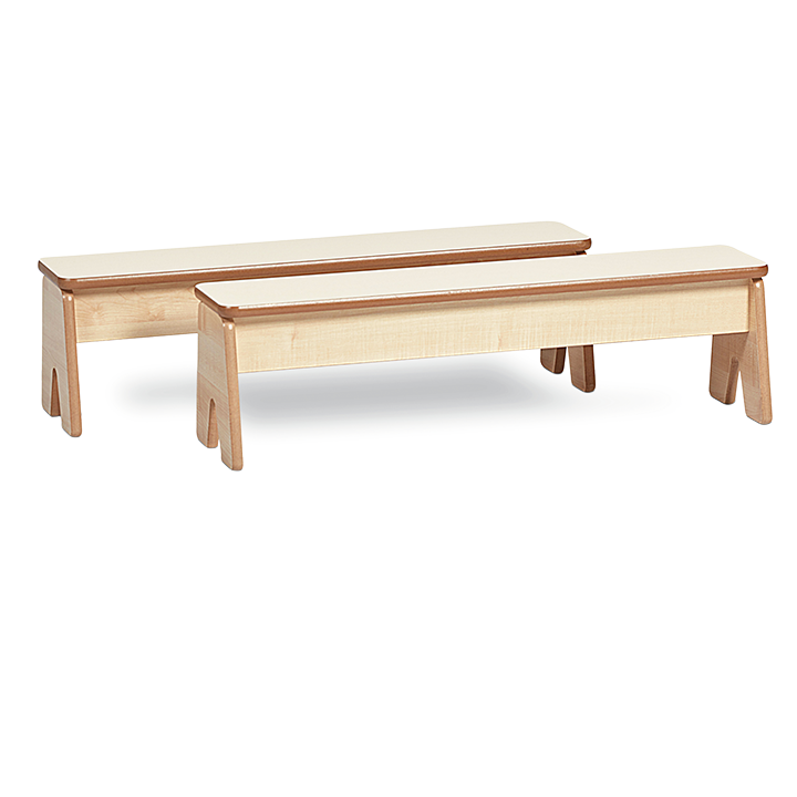 Two benches to match dining table