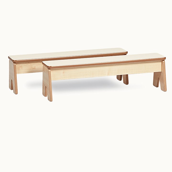 Two benches to match dining table
