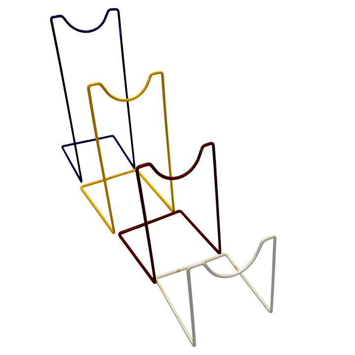 Set of 4 single water channelling stand