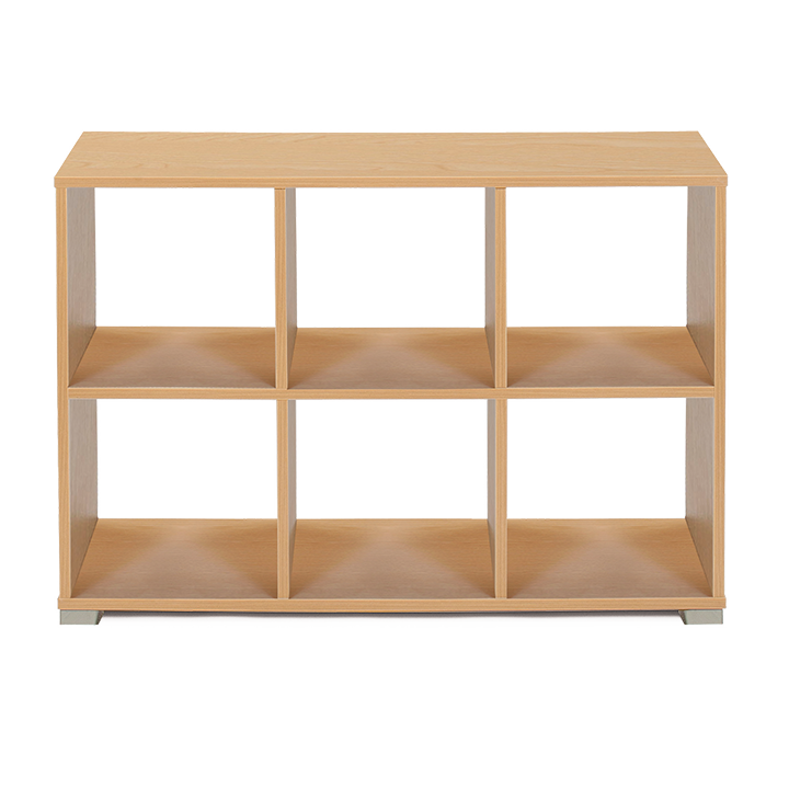 Plain Modern look backless cube storage