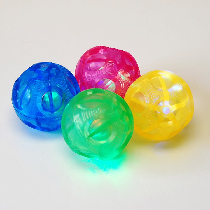 Colourful light up balls