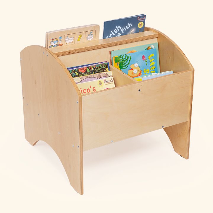 Low level arch bookcase