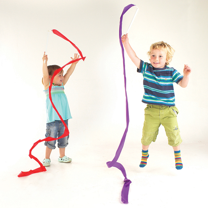 Children love streamer play