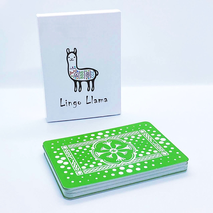 Flash cards for English language learning