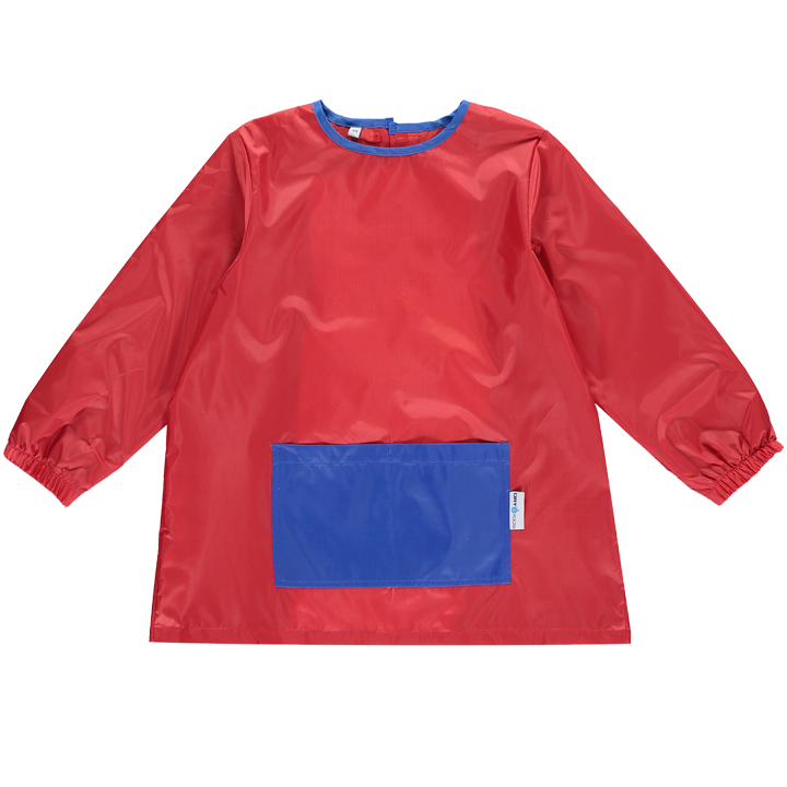Red smock with red pocket